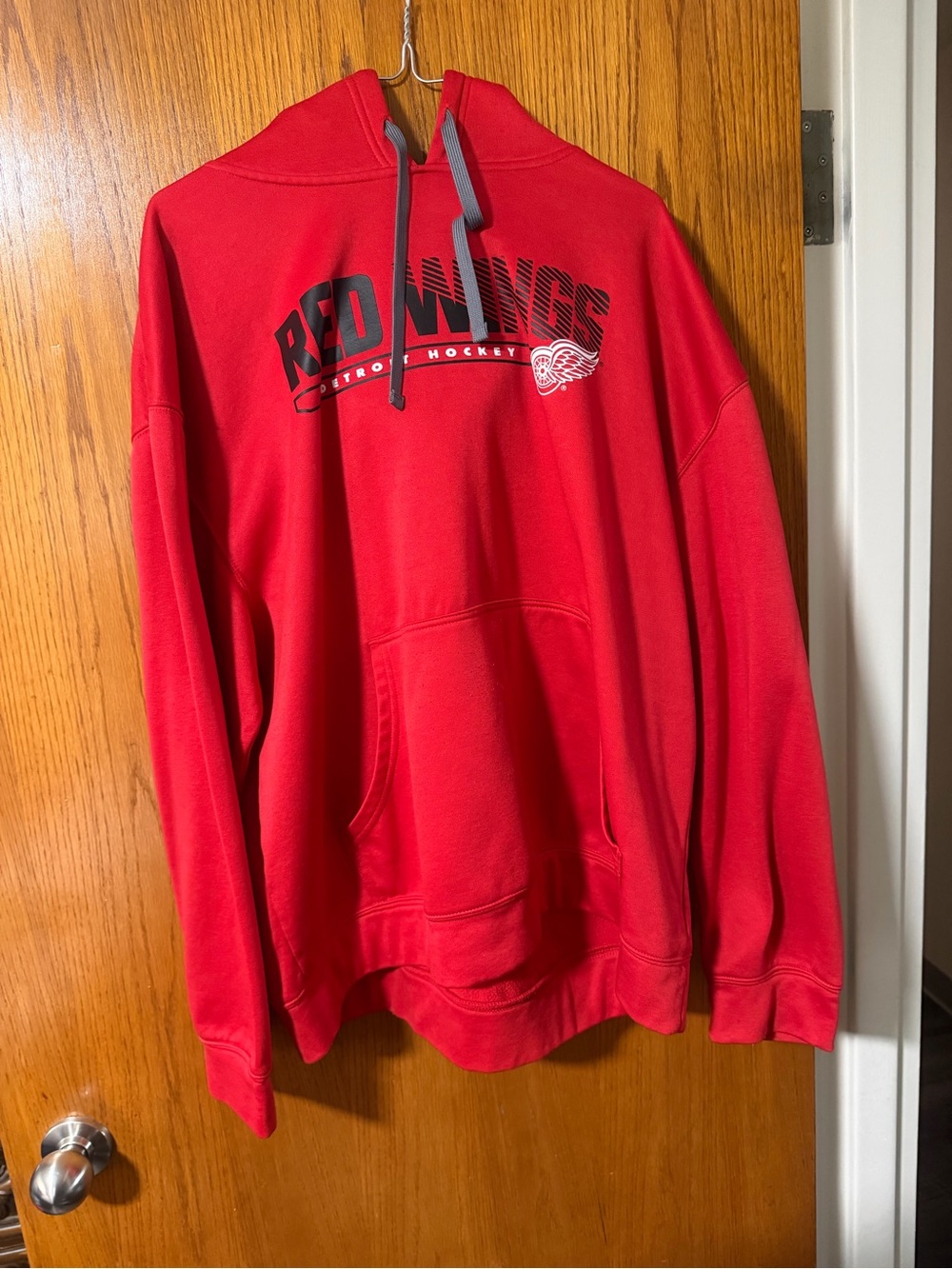 Men’s XL NHL Red Detroit Red Wings Zip-Up Hoodie